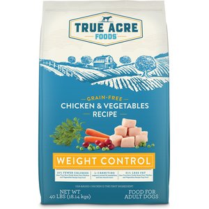 TRUE ACRE FOODS Grain-Free Chicken & Vegetable Dry Dog Food, 40-lb bag - Chewy.com