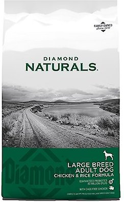 DIAMOND Naturals Large Breed Adult Chicken & Rice Formula Dry Dog Food, 40-lb bag - Chewy.com
