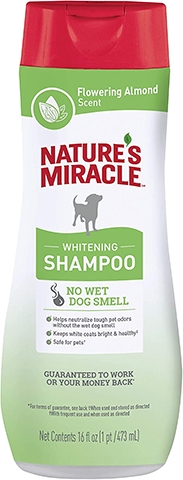Nature's Miracle Whitening Dog Shampoo & Conditioner, 16-oz bottle