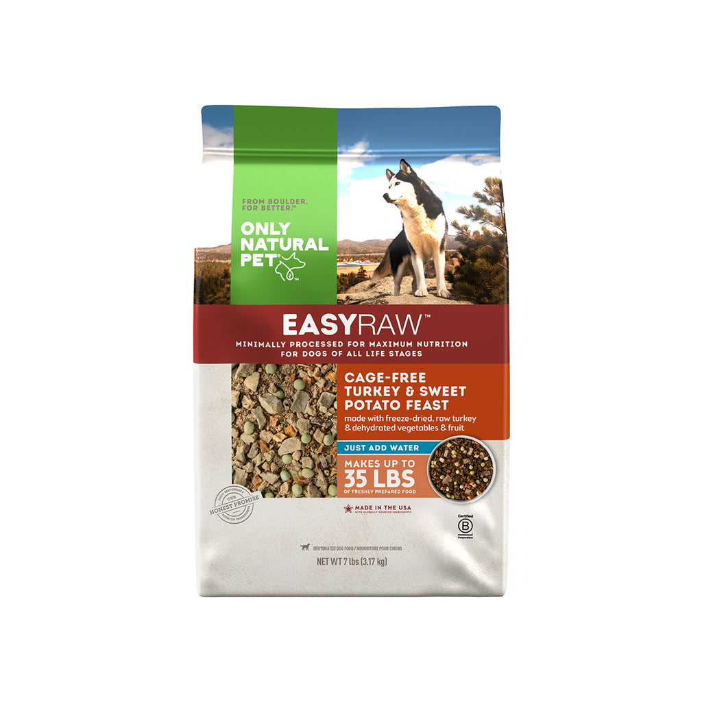 EasyRaw Cage-Free Turkey Dehydrated Dog Food | Only Natural Pet