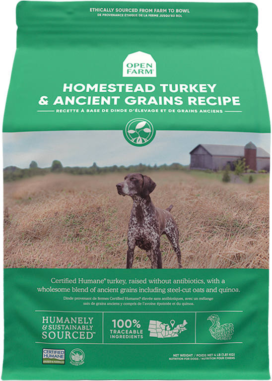 Turkey Dry Dog Food with Grain | Open Farm