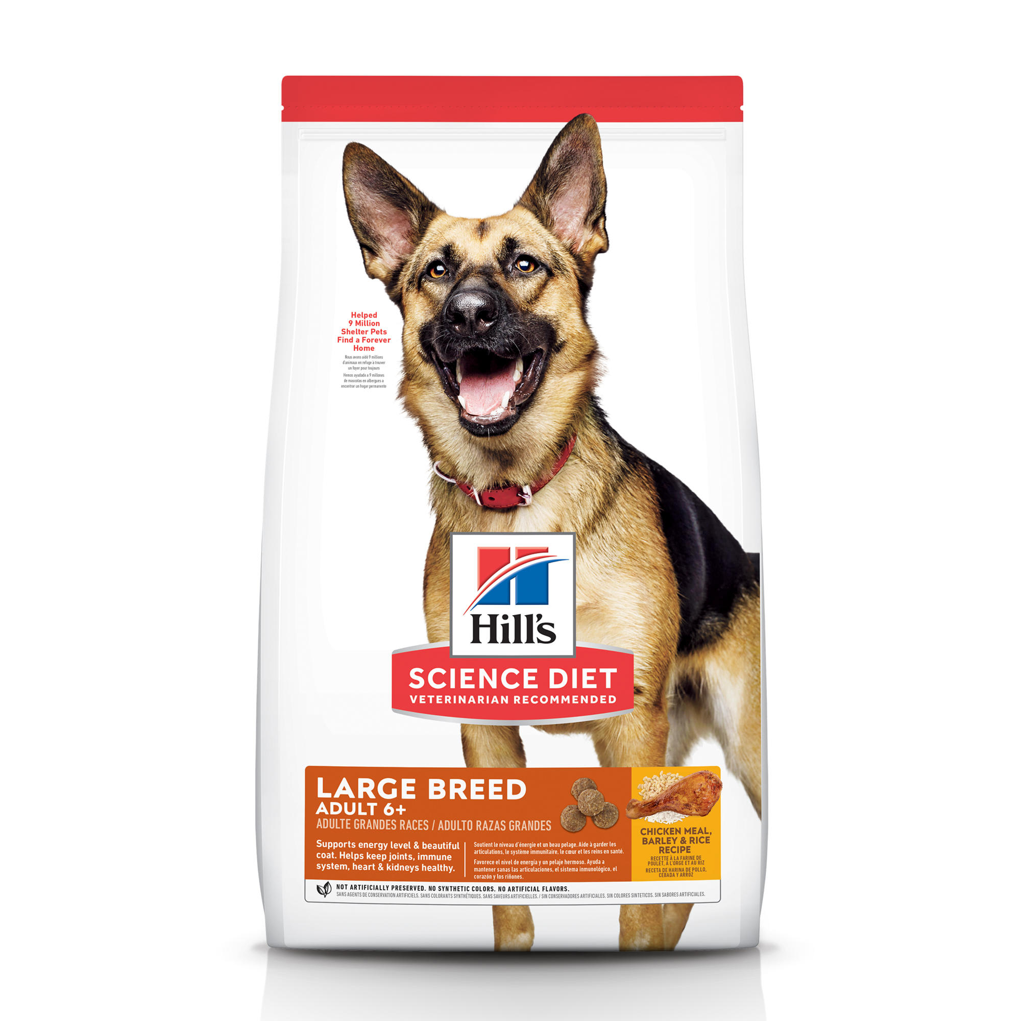 Hill's Science Diet Adult 6+ Large Breed Chicken Meal, Barley & Brown Rice Recipe Dry Dog Food, 33 lbs. | Petco