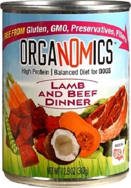 10OrgaNOMics Lamb & Beef Dinner Organic Grain-Free Pate Wet Dog Food