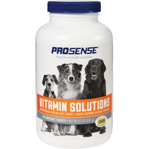 PRO-SENSE Dog Vitamin Solutions Chewable Tablet Multivitamin for Dogs, 90 count - Chewy.com