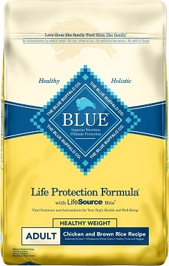 2Blue Buffalo Life Protection Formula Healthy Weight Adult Chicken & Brown Rice Recipe Dry Dog Food