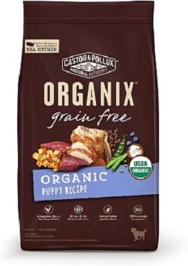 3Castor & Pollux ORGANIX Organic Puppy Recipe Grain-Free Dry Dog Food