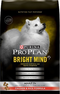 3Purina Pro Plan Bright Mind Adult 7+ Chicken & Rice Formula Dry Dog Food