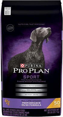 7Purina Pro Plan All Life Stages Performance 3020 Chicken & Rice Formula Dry Dog Food