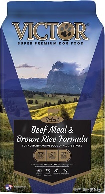 7VICTOR Select Beef Meal & Brown Rice