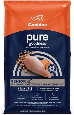 CANIDAE Grain-Free PURE Senior Limited Ingredient Chicken