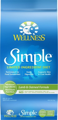 9Wellness Simple Limited Ingredient Diet Lamb & Oatmeal Formula Dry Dog Food