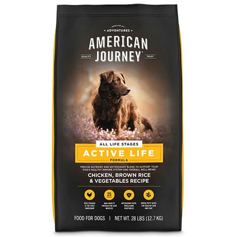 American Journey Active Life Chicken, Brown Rice & Vegetables Dry Dog Food