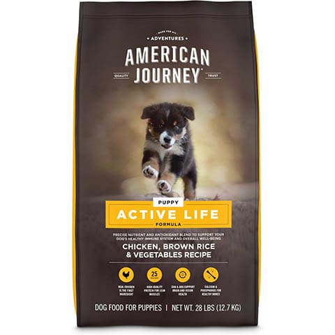 American Journey Active Life Formula Puppy Chicken, Brown Rice & Vegetables Recipe Dog Food