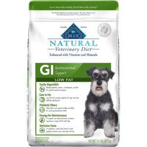 Blue Buffalo Natural Veterinary Diet Gastrointestinal Support Low Fat Dry Dog Food