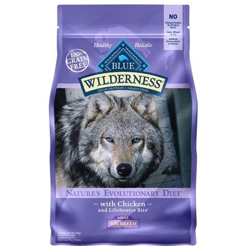 Blue Buffalo Wilderness Toy Breed Adult Grain-Free Dry Dog Food