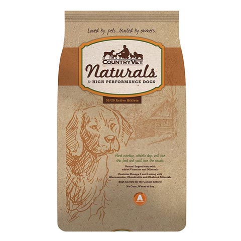 Country Vet Naturals 30 20 Active Athlete Dog Food