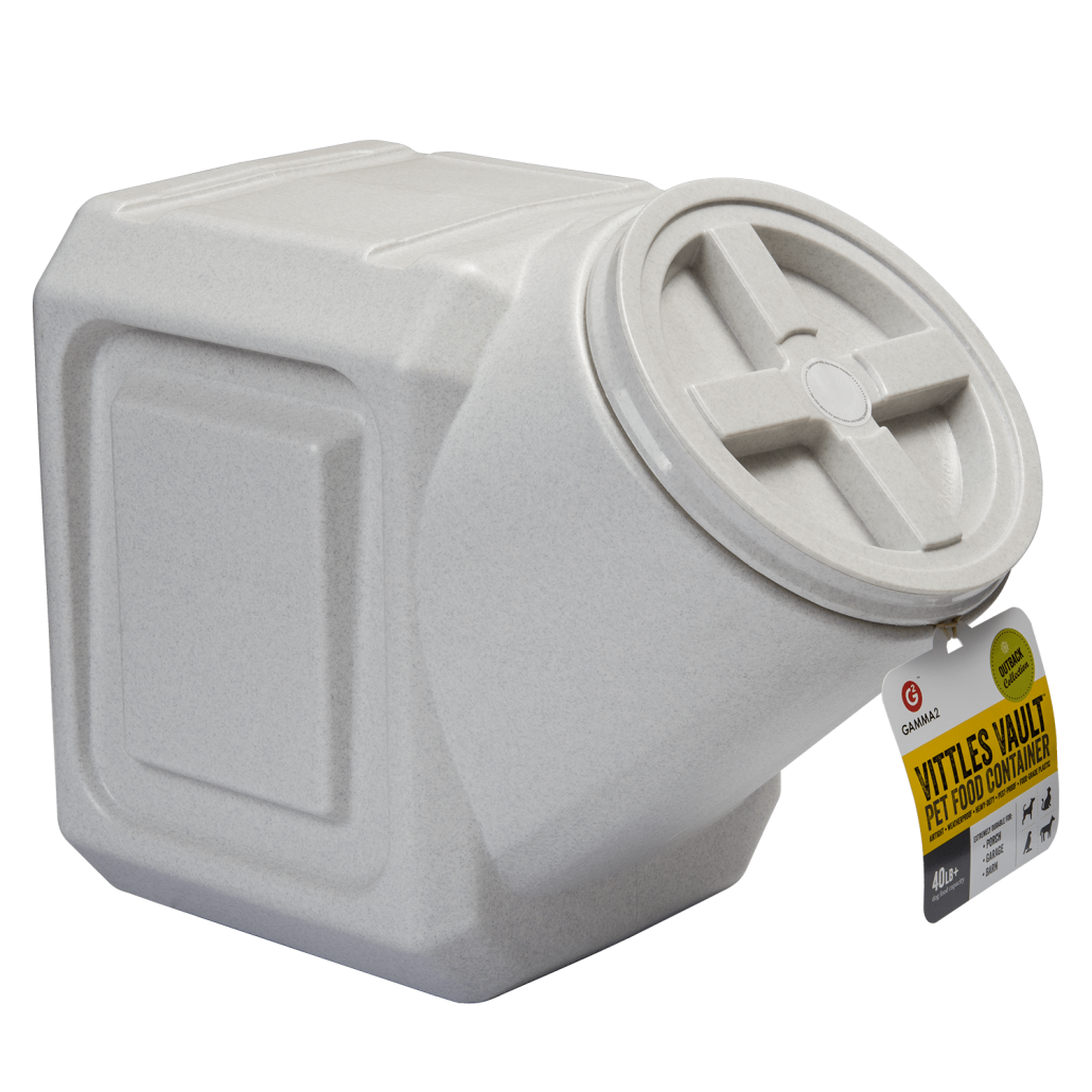 Stackable airtight dog food storage container by Vittles Vault Gamma 2.
