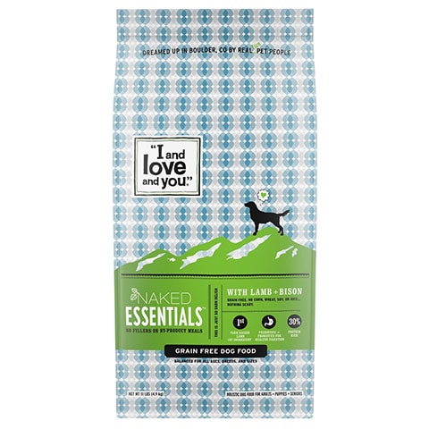 I and Love and You Naked Essentials Grain-Free Lamb and Bison Recipe Dry Dog Food