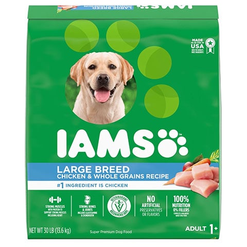 Iams Adult Large Breed Real Chicken Dry Dog Food