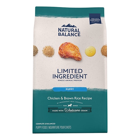 Natural Balance Limited Ingredient Chicken & Brown Rice Puppy Recipe