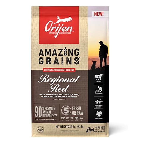 ORIJEN Amazing Grains Regional Red Dry Dog Food