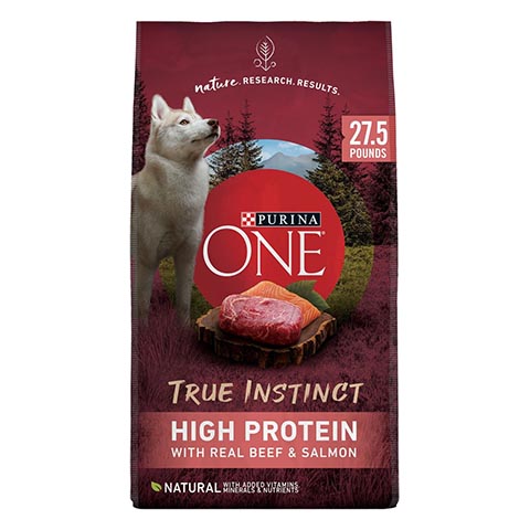 Purina ONE Natural High Protein True Instinct with Real Beef & Salmon Dry Dog Food