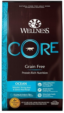 Wellness CORE Grain-Free Ocean Whitefish, Herring & Salmon Recipe Dry Dog Food
