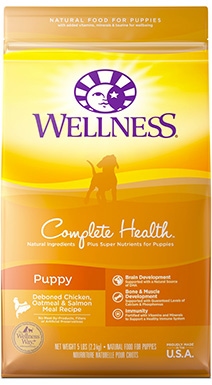 Wellness Complete Health Puppy Deboned Chicken, Oatmeal & Salmon Meal Recipe Dry Dog Food
