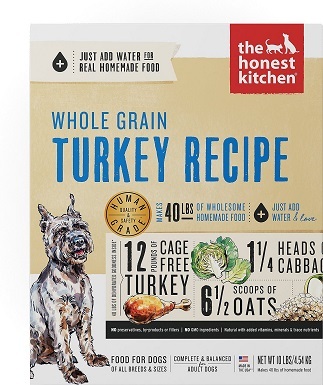2The Honest Kitchen Whole Grain Turkey Recipe Dehydrated Dog Food