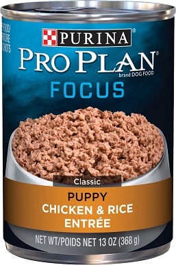 4Purina Pro Plan Focus Puppy Classic Chicken & Rice Entree Canned Dog Food