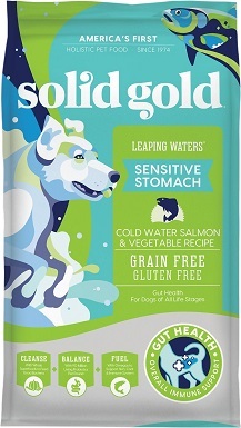 8Solid Gold Leaping Waters Sensitive Stomach Cold Water Salmon & Vegetable Recipe Grain-Free Dry Dog Food