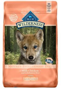 Blue Buffalo Wilderness High Protein Grain Free, Natural Puppy Large Breed Dry Dog Food