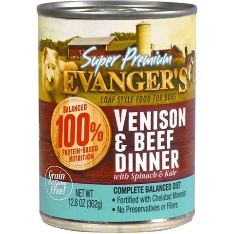 Evanger's Venison & Beef Dinner Grain-Free Canned Dog Food
