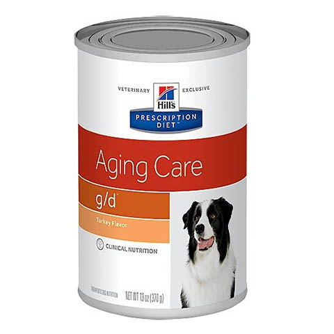Hill’s Prescription Diet G d Aging Care Turkey Canned