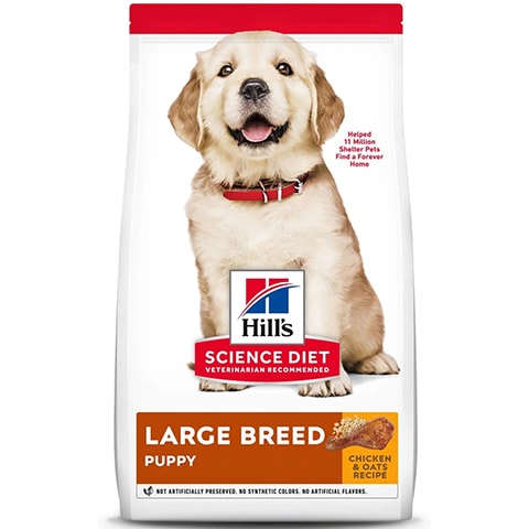 Hill's Science Diet Puppy Large Breed Chicken Meal & Oat Recipe Dry Dog Food