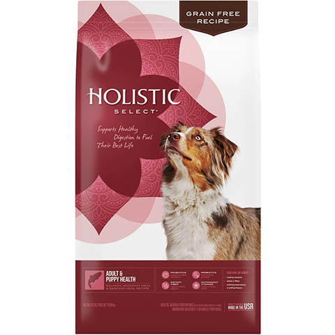 Holistic Select Adult & Puppy Health Grain-Free Salmon, Anchovy & Sardine Meal Recipe Dry Dog Food