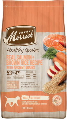 Merrick Healthy Grains Real Salmon & Brown Rice Recipe