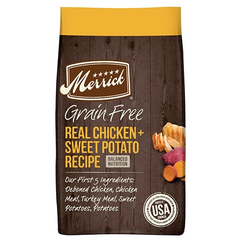 Merrick Real Chicken + Sweet Potato Recipe Grain-Free Adult Dry Dog Food