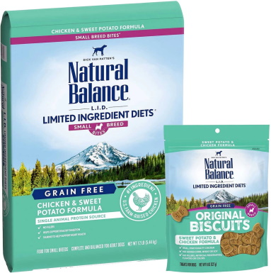 Natural Balance L.I.D. Limited Ingredient Diets Small Breed Bites Chicken & Sweet Potato Formula