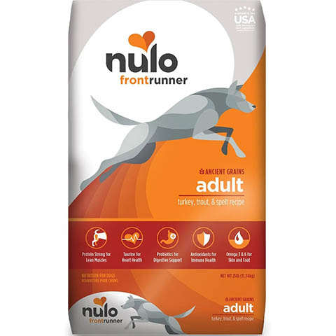 Nulo Frontrunner Ancient Grains Turkey, Trout, & Spelt Adult Dry Dog Food