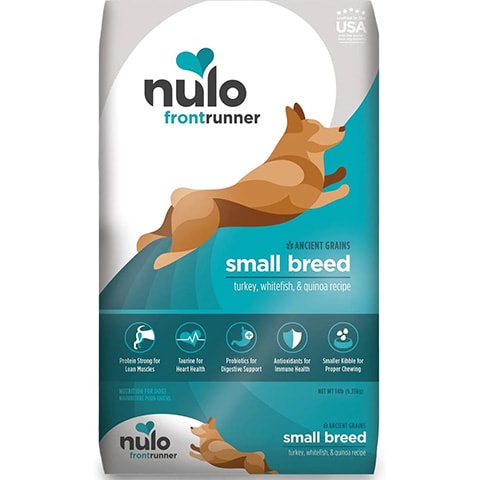 Nulo Frontrunner Ancient Grains Turkey, Whitefish & Quinoa Small Breed Dry Dog Food
