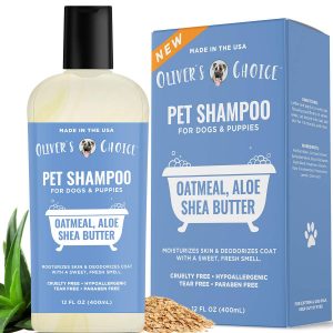 Oliver’s Choice Pet Shampoo with Aloe and Shea Butter for Stinky Dogs
